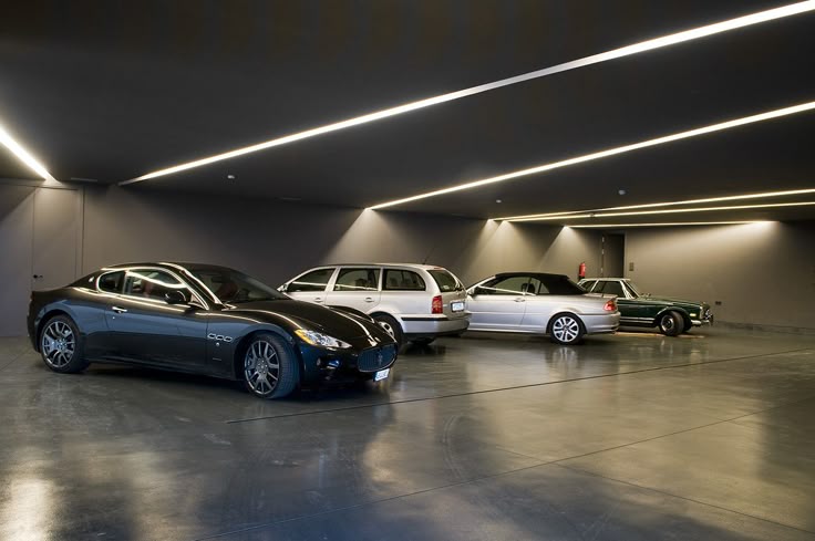 Modern Home Indoor Garage